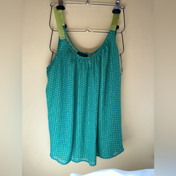 Lane Bryant - Size 20  Strappy Chemise - Yellow & Lime Green - Picture 2 of 16